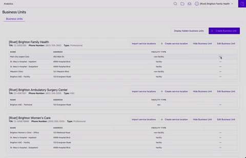 Duplicate Service Locations 921