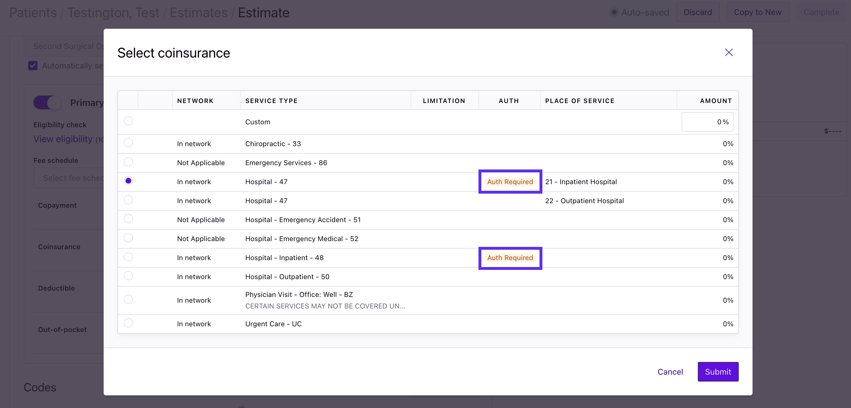 Prior auth 2