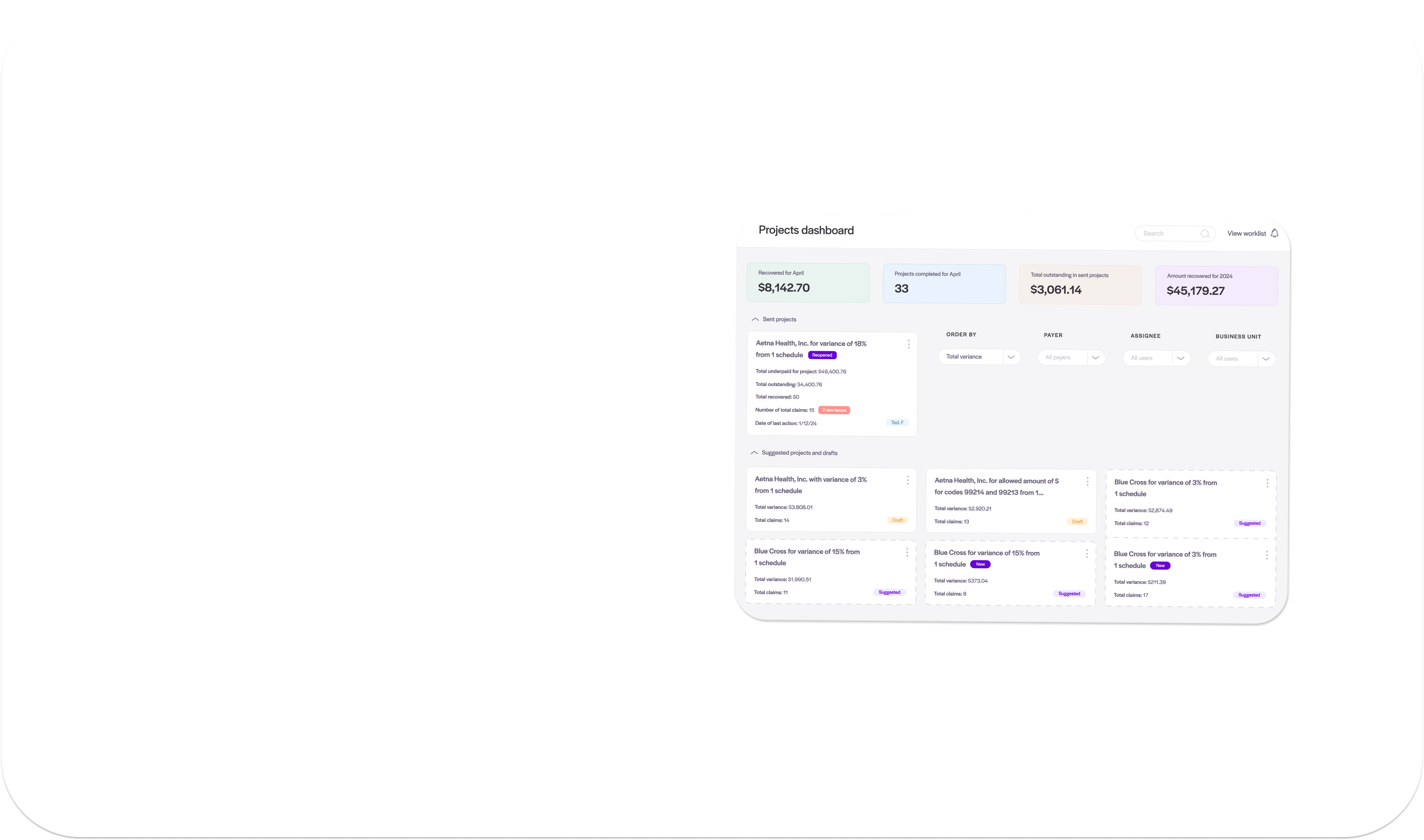 Payer Performance dashboard Zelis v2 2x